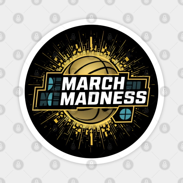 March madness college Magnet by CreationArt8
